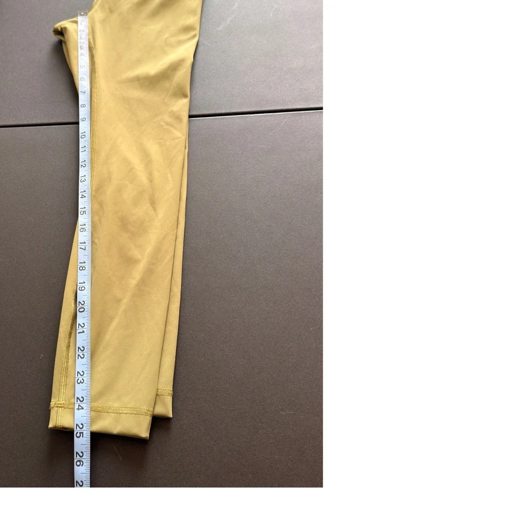 Lululemon Leggings Women's Green Active Workout Gym Stretch Compression Size‎ 6